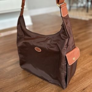 Longchamp Le Pliage Brown Crossbody Hobo